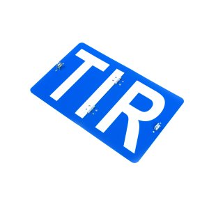 Табличка TIR металлическая 2-й сорт