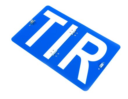 Табличка TIR металлическая 2-й сорт