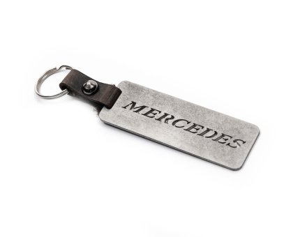 Брелок с надписью Mercedes (нержавейка)