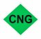 Наклейка CNG 80×80 мм.
