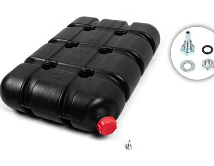 Бак автономного обогревателя (Webasto) 50 литров черный