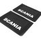 Брызговики Scania (обьемный текст) 60*40