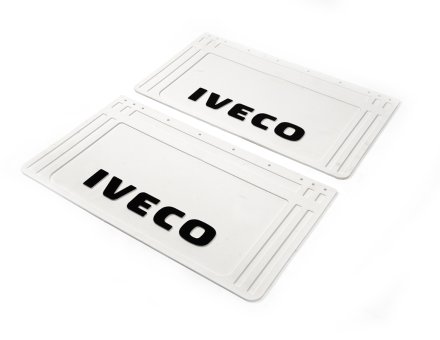 Брызговики белые Iveco 64*36