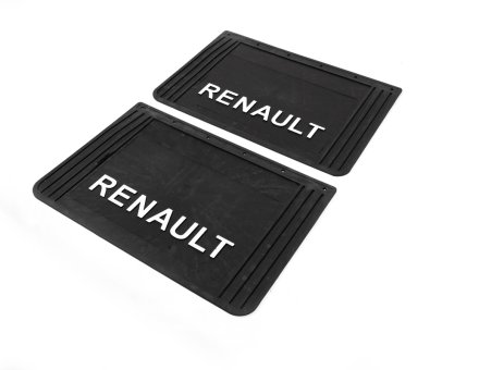 Брызговики задние Renault (60*40) обьемный текст