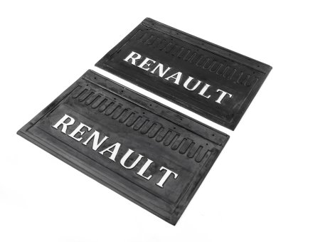 Брызговики передние RENAULT 52*33 объемний текст