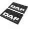Брызговики передние Daf обьемный текст (50*35)