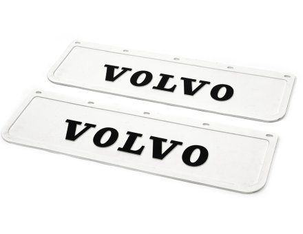 Брызговики белые Volvo 60*18