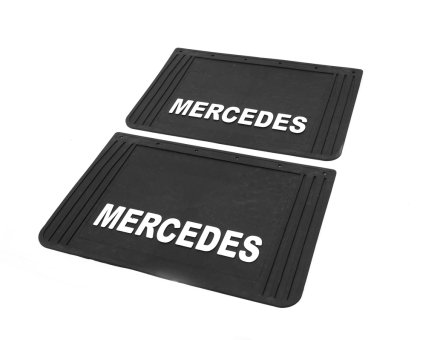 Брызговики Mercedes 60*40 (обьемный текст)