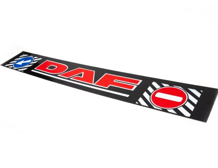 Брызговик Daf (красная надпись) 35*240