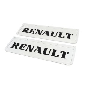 Брызговики белые Renault 65*22