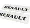 Брызговики белые Renault 65*22