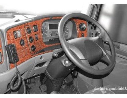 Декоративные накладки на панель Mercedes Atego - Axor (04)