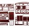 Накладки на панель Man TGA-XXL 2000-2005 (Meric, 77 деталей) 94000023