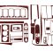 Накладки на панель Renault Magnum 2002-2006 (Meric, 27 деталей) 94000069