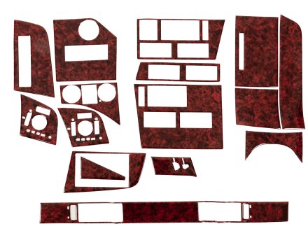 Накладки на панель Volvo FH12 (2016-...) (Meric, 16 деталей) 94000082