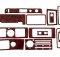 Накладки на панель Volvo FH12-FH16 1993-2002 (Meric, 13 деталей) 94000081