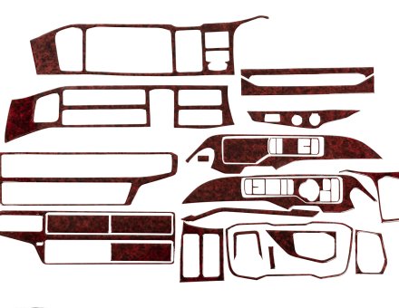 Накладки на панель Scania R-Series Full Set (2019-...) (Meric, 27 деталей) 94000076