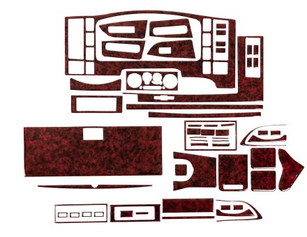 Накладки на панель Isuzu NPR (2009-...) (Meric, 58 деталей) 94000011