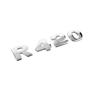 Надпись на решетку R420 нержавейка FSC190