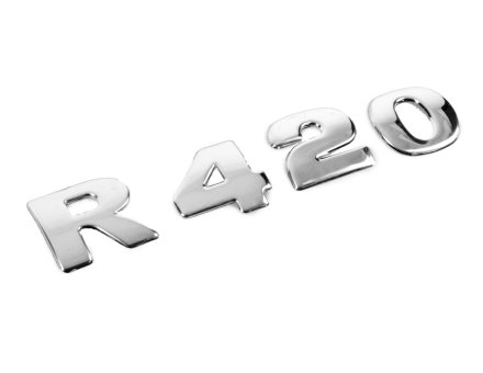 Надпись на решетку R420 нержавейка FSC190
