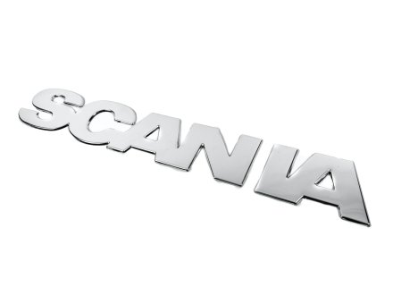Накладки на буквы Scania нержавейка