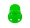 Защитный колпачок на гайку 33 зеленый