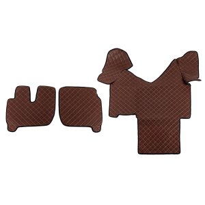 Коврики в салон Iveco Stralis коричневые (автомат) GP3948
