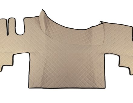 Ковер в салон Renault Gama T экокожа бежевый (ровный пол) автомат GP3931