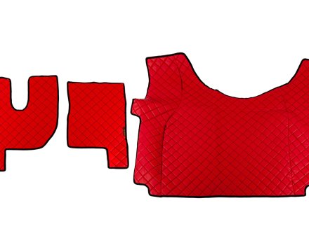 Коврики в салон Renault Gama T экокожа красные автомат GP3903