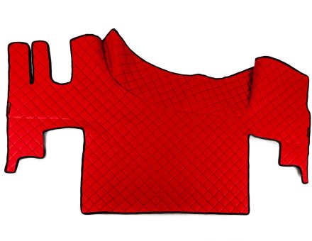 Ковер в салон Renault Gama T экокожа красный (ровный пол) автомат GP3933