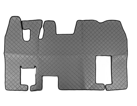 Коврик в салон Renault Magnum экокожа серый (поворотное пассажирское сиденье)(автомат)