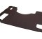 Коврик в салон Mercedes Benz Actros MP2(2003-2008)-MP3(2008-2011) экокожа черный с красной прошивкой (автомат)