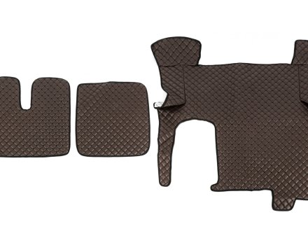 Коврики в салон МAN TGX XXL коричневые (черная прошивка, 1 ящик) автомат