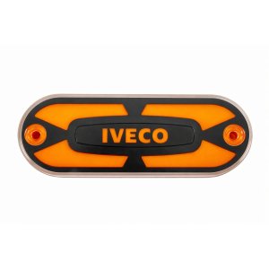 Фонарь габаритный неоновый желтый с логотипом Iveco L0548Y