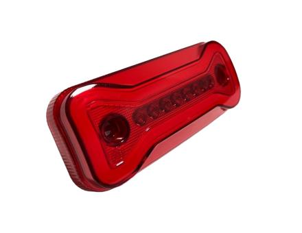 Фонарь габаритный неоновый красный 12-24 вольт HM-0324