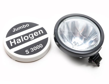 Фара дополнительная круглая с белым габаритом по кругу 710620