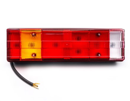 Задний фонарь ребристый 7-ми секционный с кабелем 0031