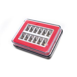 Фонарь задний 4-х функциональный (стоп, габарит, поворот, задний ход) 24 вольт BAD313