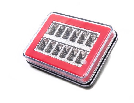 Фонарь задний 3-х функциональный (красный) 12 вольт BAD313K12