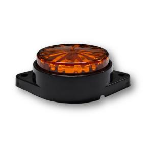 Фонарь габаритный диодный круглый желтый 12-24 вольт HM-1224Y