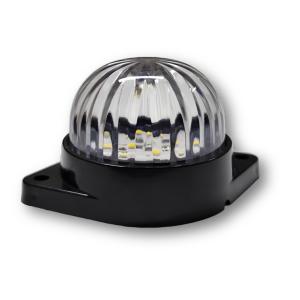 Фонарь габаритный диодный круглый белый 12-24 вольт HM-1224BD