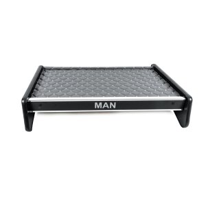 Полка на панель Man TGX эко-кожа серая