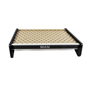 Полка на панель Man TGX эко-кожа бежевая с черной прошивкой