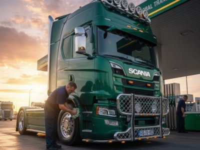 Хромированные накладки тюнинга на кабину грузовика: плюсы и минусы