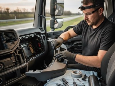 Как устранить скрипы в кабине грузовика?