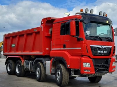 Обзор мощного самосвала MAN TGS 41.510 8x4 (Евро-6)