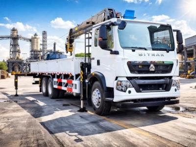 Обзор Sitrak C5H 6×4 с КМУ (Евро-5): универсальный грузовик-манипулятор