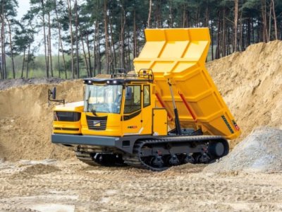 Гусеничный самосвал Bergmann C 912 S: эффективный помощник для сложного рельефа