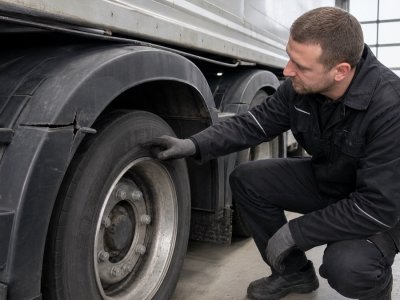 Крыло полуприцепа треснуло или касается шины: что проверить