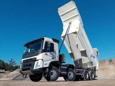 Обзор самосвала для тяжелых условий Volvo FMX 500 8x4 (Евро-6)